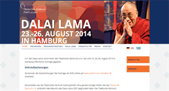 Desktop Screenshot of dalailama-hamburg.de