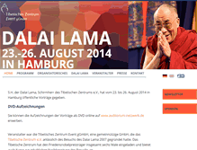 Tablet Screenshot of dalailama-hamburg.de
